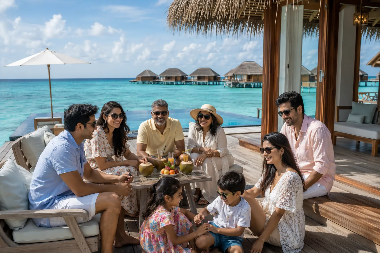A group enjoying a shared travel experience